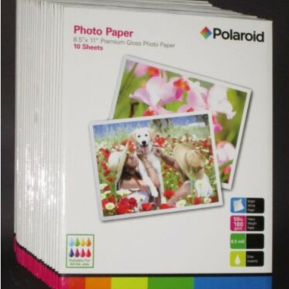 LOT OF 5 POLAROID PHOTO PAPER {10 Sheets/pack x 5=